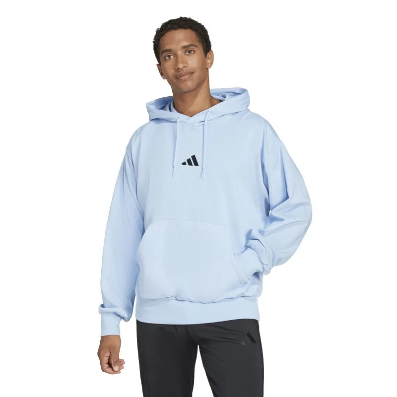 Adidas Mens Essentials Feelcozy Fleece Hoodie Possum like