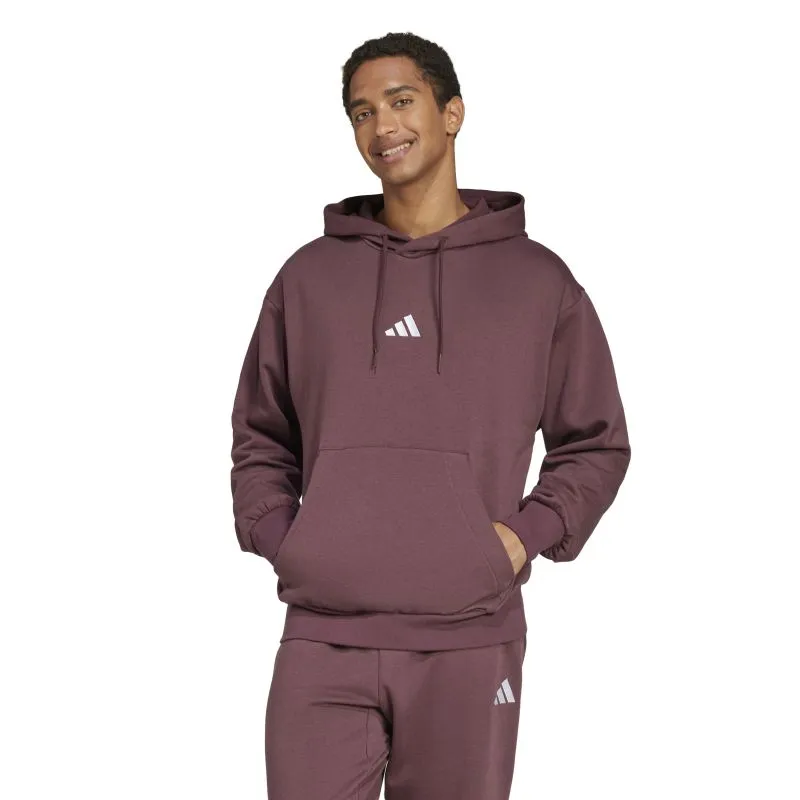 Adidas Mens Essentials Feelcozy Fleece Hoodie Golf wear Animal Print