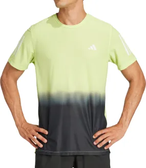 adidas Own The Run ClimaCool Short Sleeve Mens Running Top - Green Modern innovation