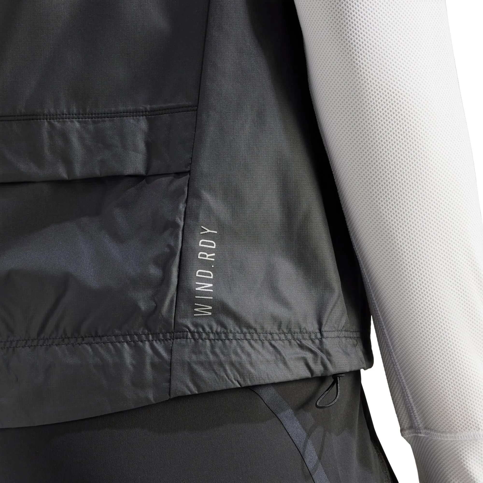 Chilly Day Urban Style adidas Own The Run Womens Running Gilet - Black