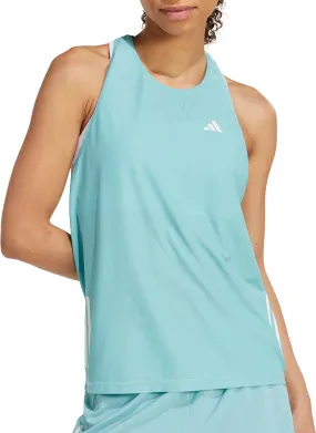Fashion-Forward Look Lightweight Comfort Wear adidas Own The Run Womens Running Vest Tank Top - Green