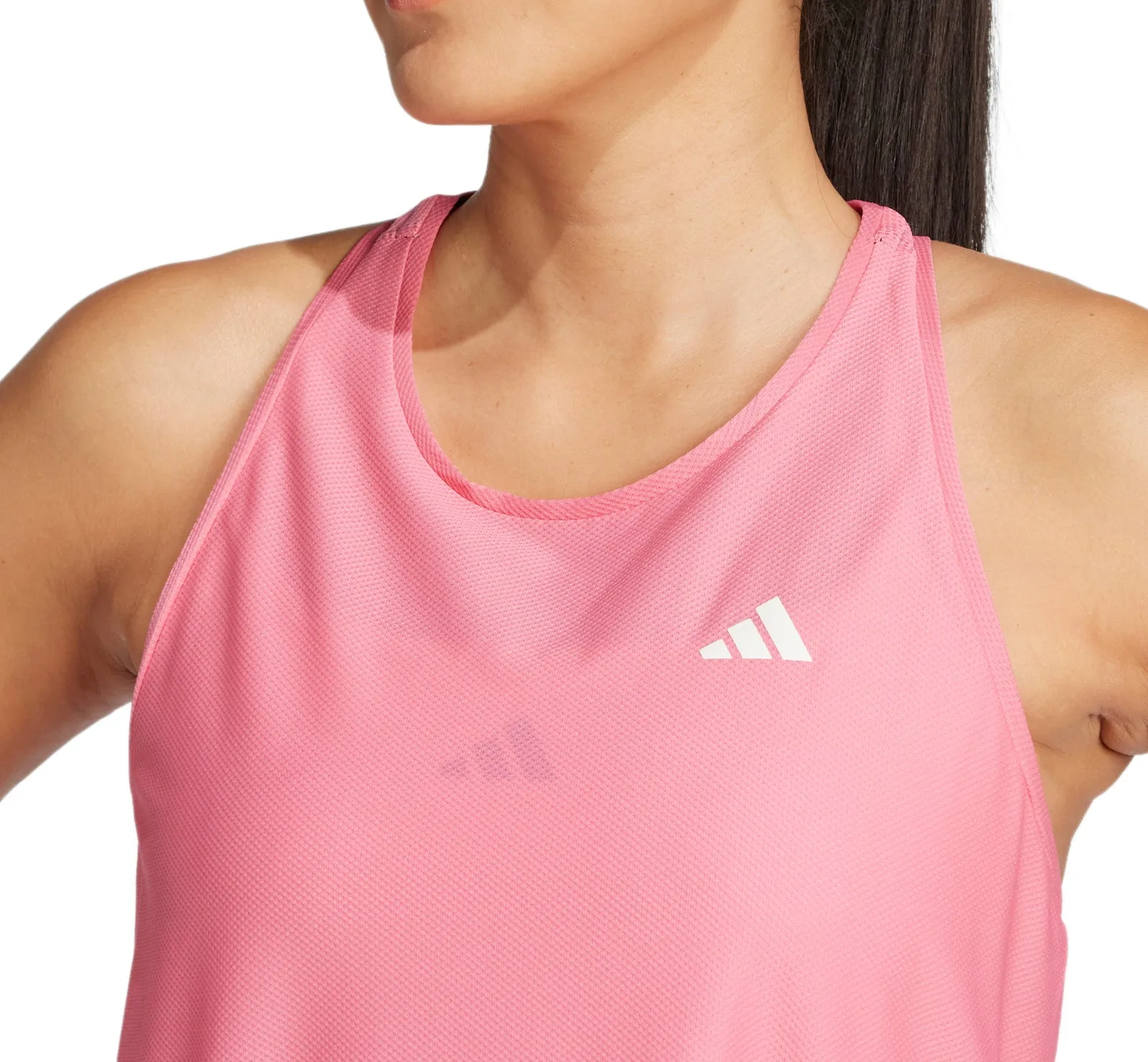 adidas Own The Run Womens Running Vest Tank Top - Pink Fashionable Layer