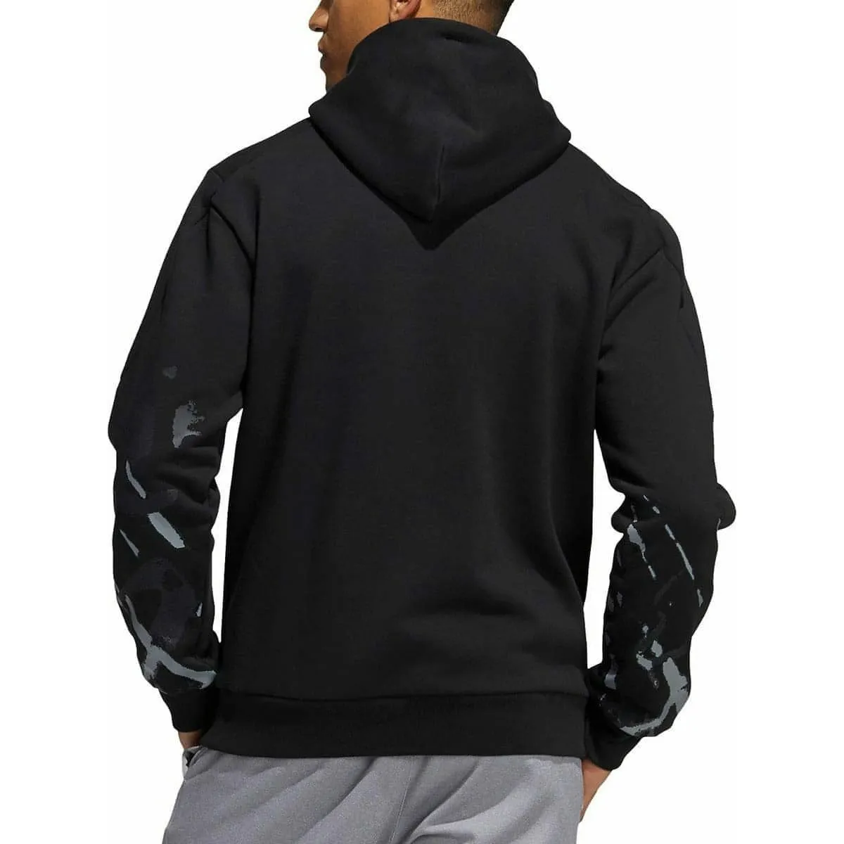 Instagram Worthy winter break adidas Reverse Retro Future Icons Graphic Mens Hoody - Black