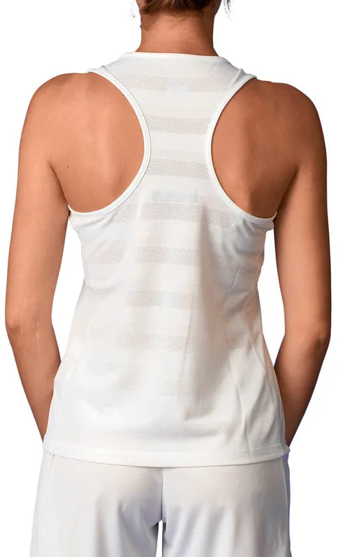 Flexible Fit adidas T19 Womens Training Vest Tank Top - White