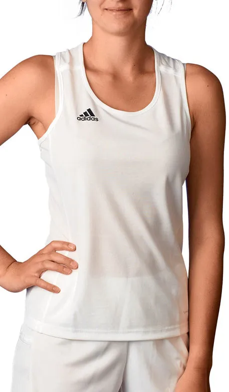 Autumn coziness adidas T19 Womens Training Vest Tank Top - White