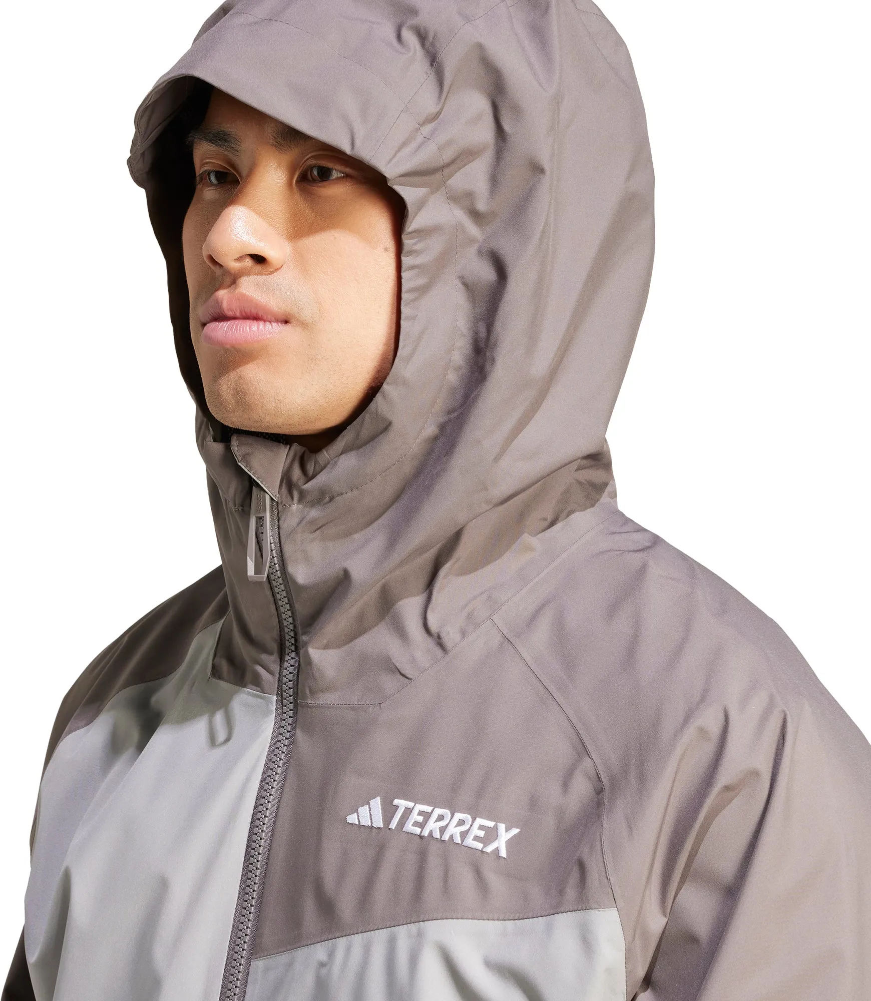 adidas Terrex Multi 2L Rain.RDY Mens Walking Jacket - Grey Sleek Fit variety