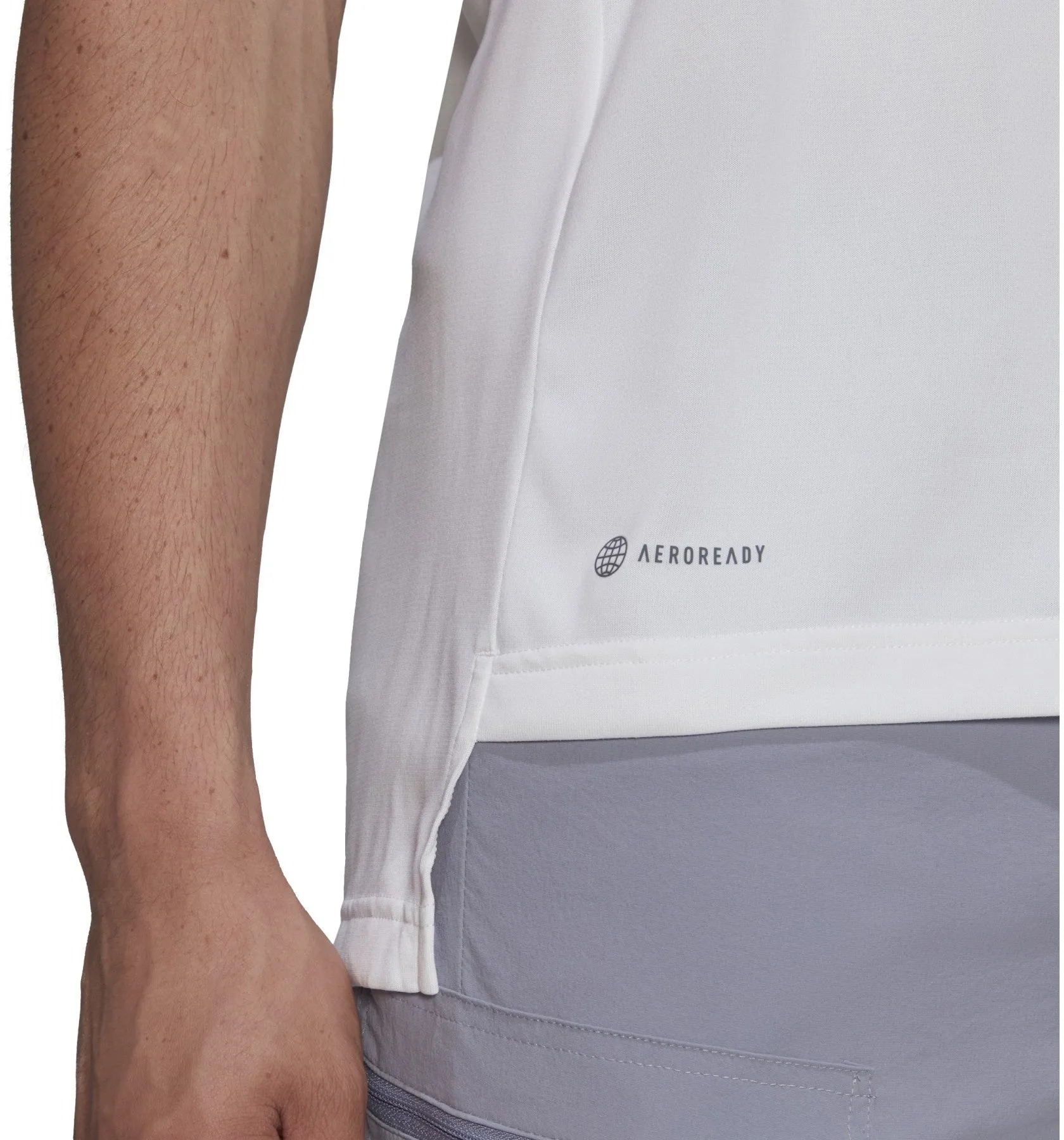 adidas Terrex Multi Short Sleeve Mens Running Top - White Trendy All-Day Comfy Comfort