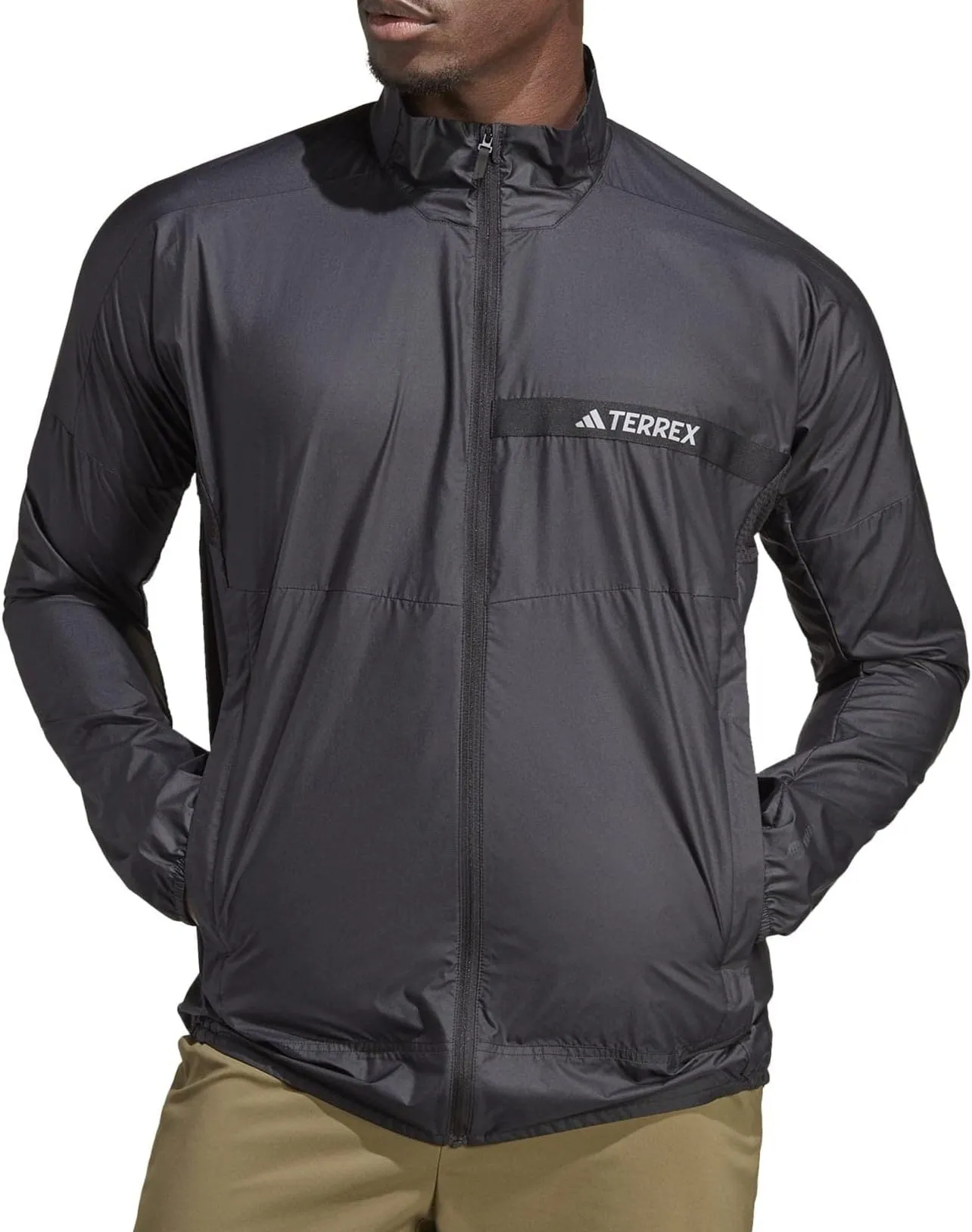 adidas Terrex Multi Wind Mens Running Jacket - Black Relax
