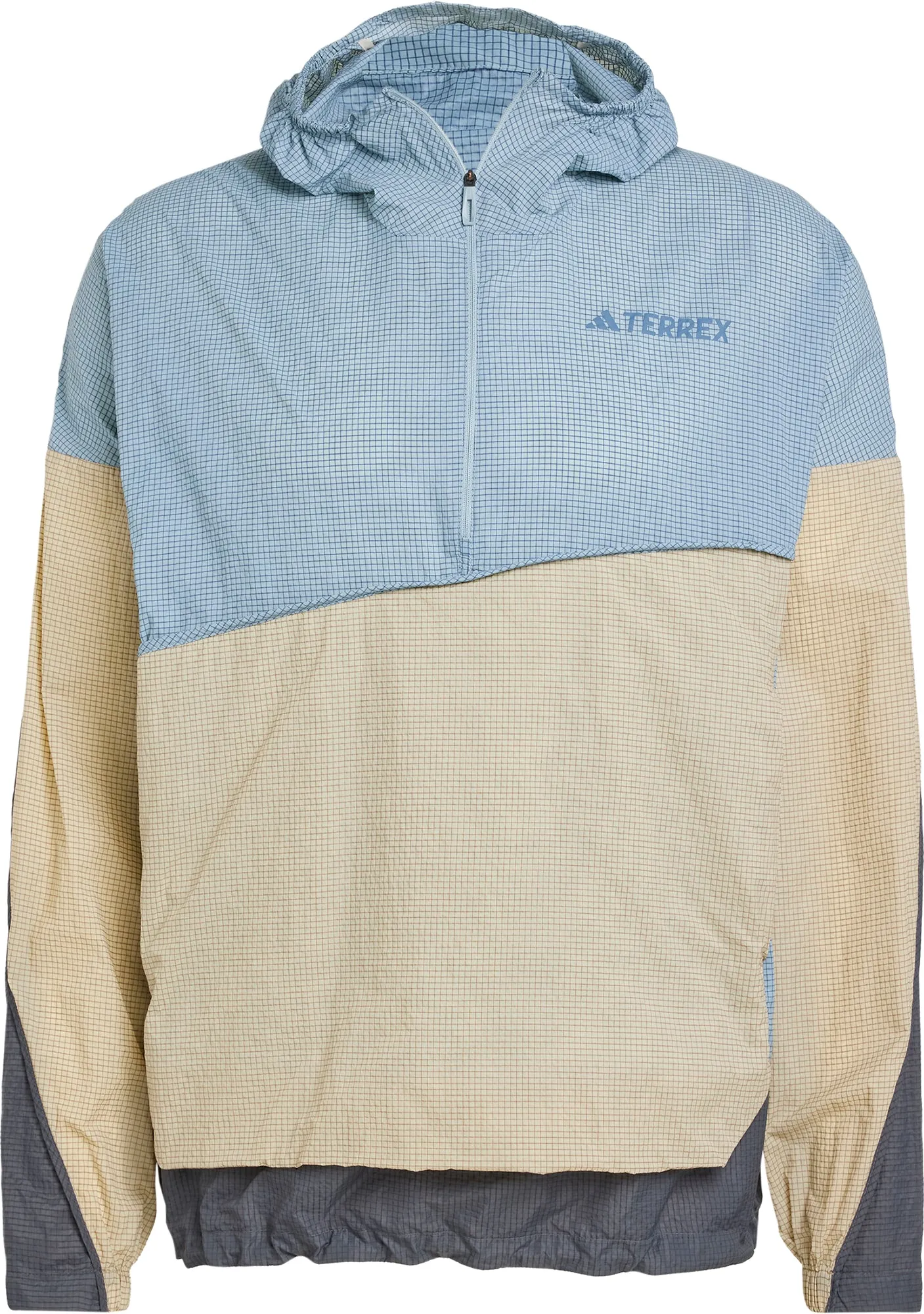 adidas Terrex Xploric Wind Mens Anorak Jacket - Blue Surfer Trendy Protection