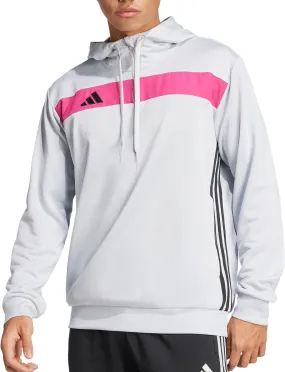Smart Outfit adidas Tiro 25 Essentials Half Zip Hooded Long Sleeve Mens Training Top - Grey