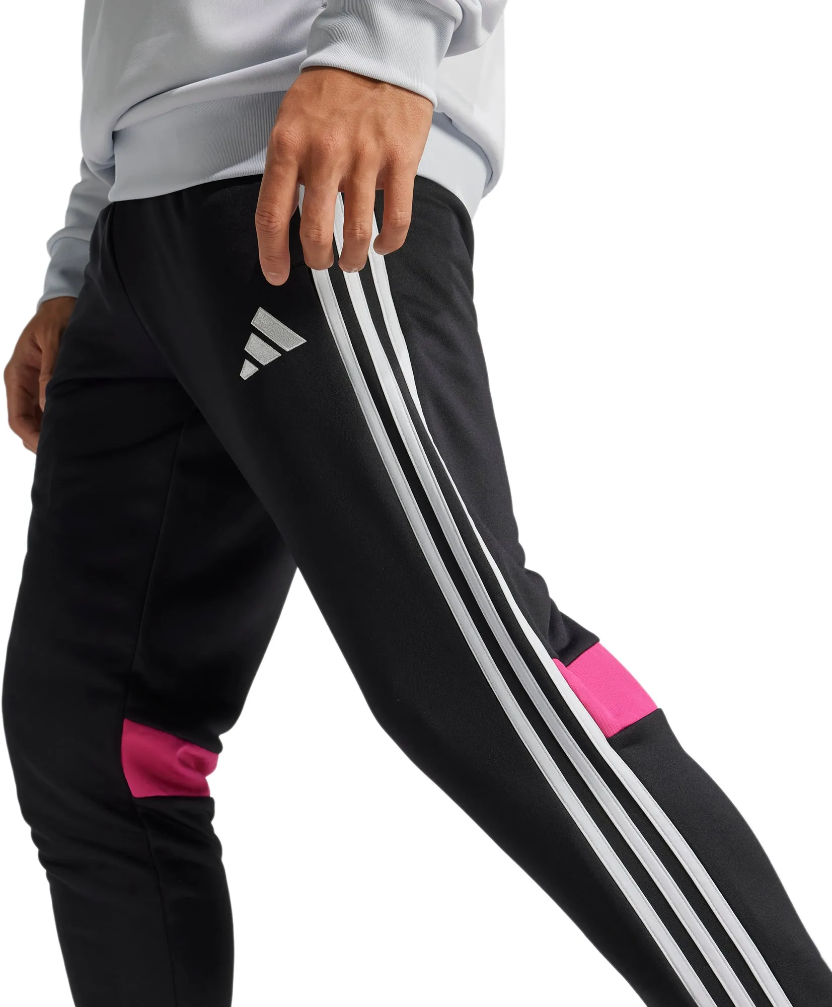 adidas Tiro 25 Essentials Mens Training Trackpants - Black Quick Access Pockets