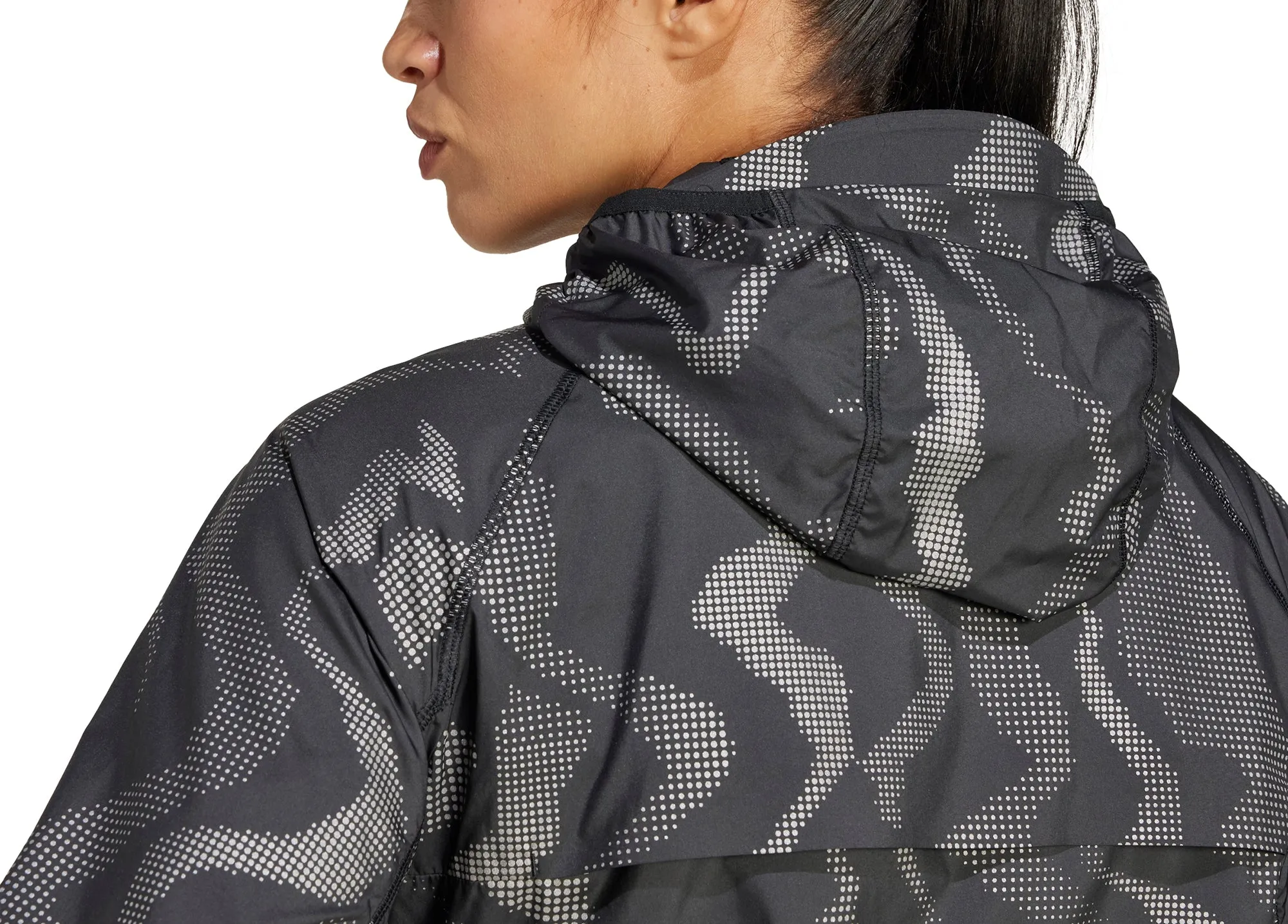Contribute Activewear adidas Ultimate WIND.RDY Womens Running Jacket - Black