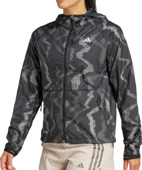 adidas Ultimate WIND.RDY Womens Running Jacket - Black Detect