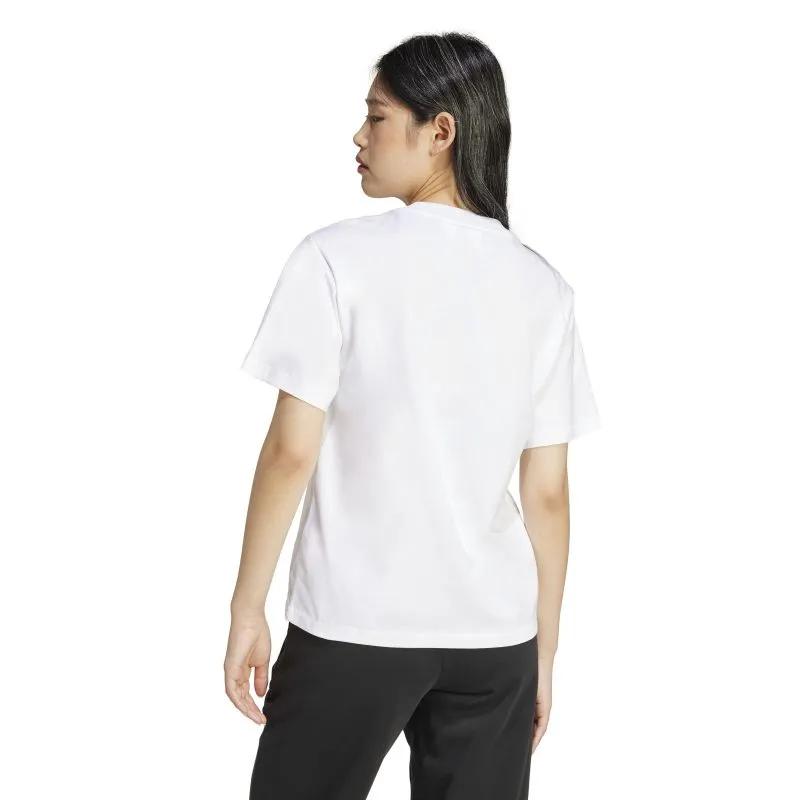 Adidas Womens Essentials Small Logo Tee Classic Cut Simple and Relaxed
