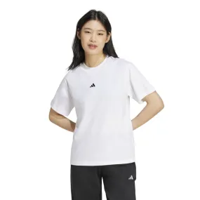 UltraSoftBrushedInterior Smooth Neckline Adidas Womens Essentials Small Logo Tee