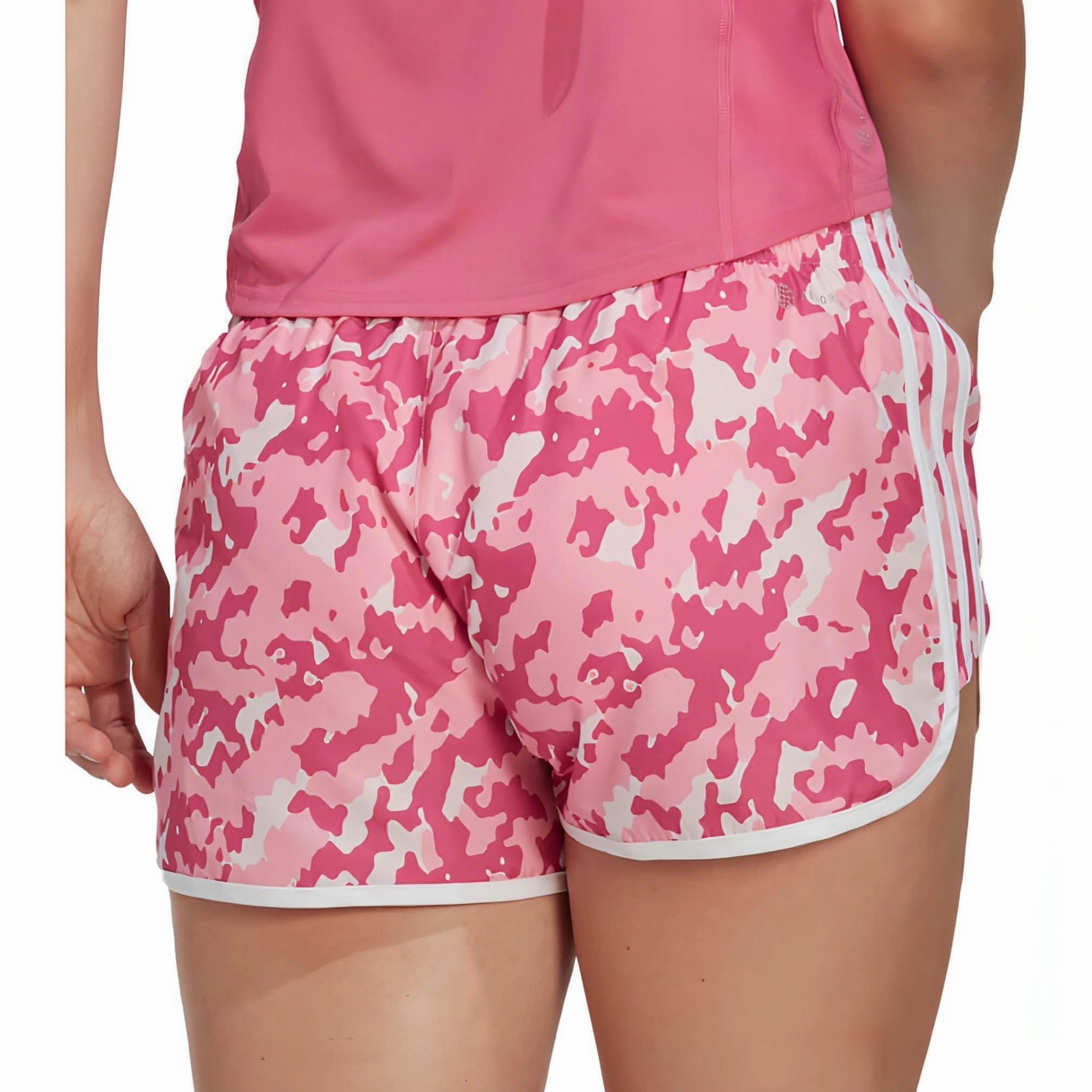 adidas 3 Inch Marathon 20 Womens Running Shorts - Pink Chafe Resistant Seams Outdoor Life