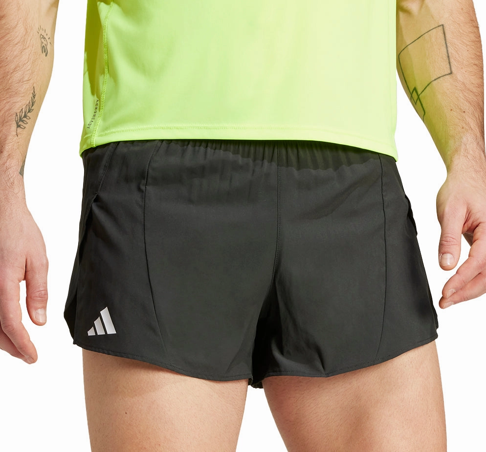 Simple Fit adidas Adizero Essentials Mens Split Running Shorts - Black