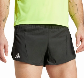 Simple Fit adidas Adizero Essentials Mens Split Running Shorts - Black