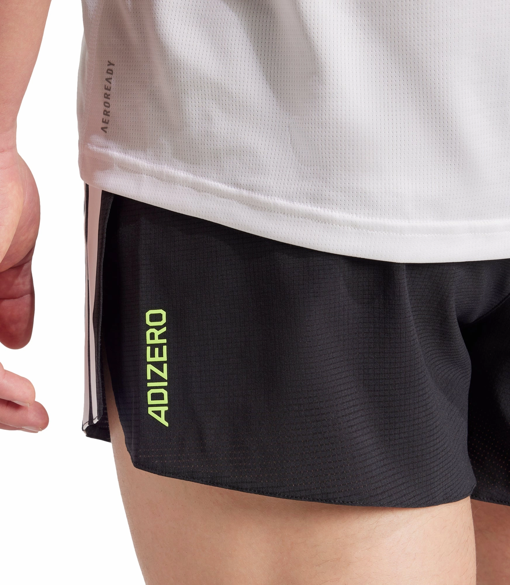 adidas Adizero Gel Pocket 3 Inch Mens Running Shorts - Black Performance Design