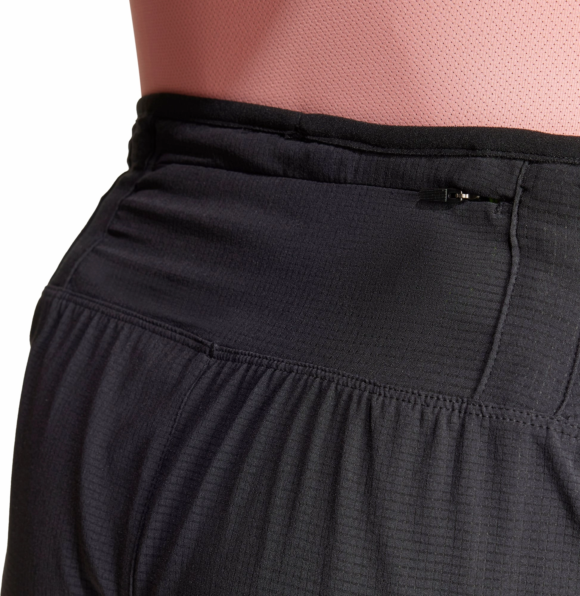 Water Repellent Finish Soft Touch adidas Adizero Mens Running Shorts - Black