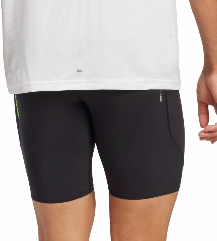 adidas Adizero Mens Short Running Tights - Black Fun Design
