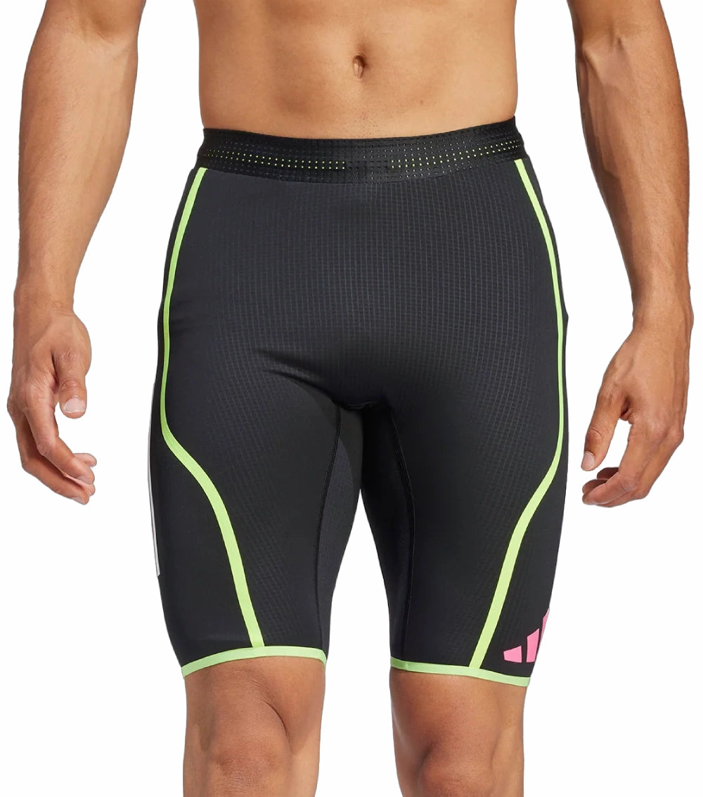 Soft Form adidas Adizero Promo Mens Short Running Tights - Black