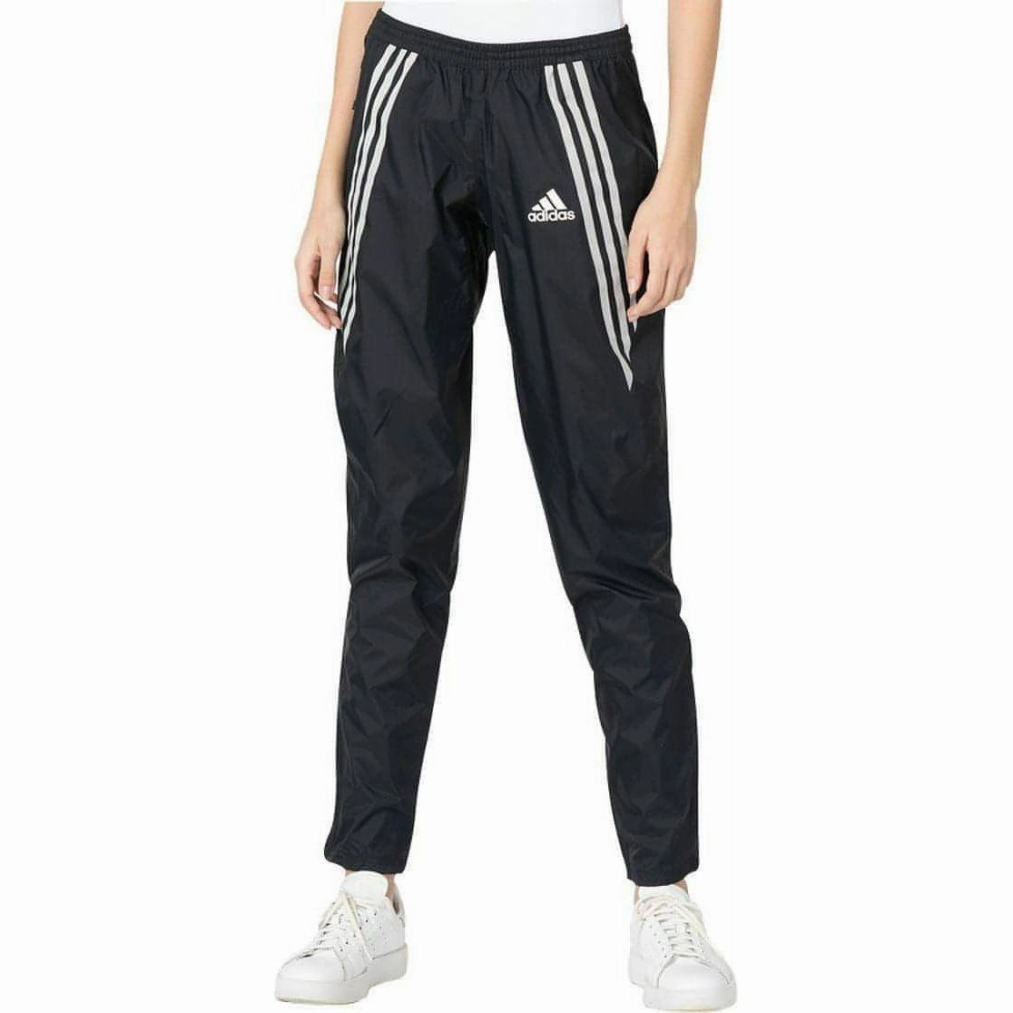 adidas Adizero Rain Womens Running Track Pants - Black Tight Waist