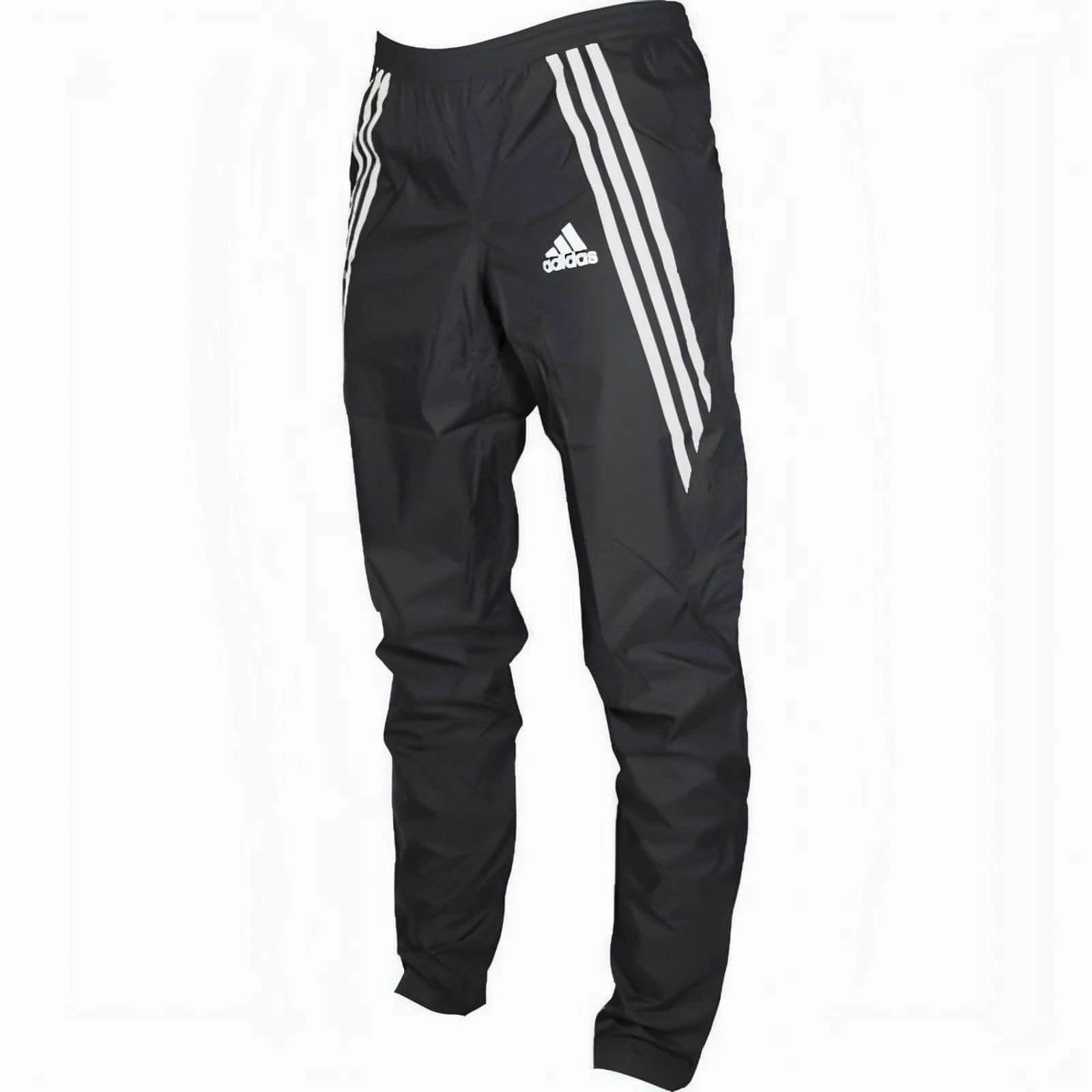 Anti Pilling Surface adidas Adizero Rain Womens Running Track Pants - Black