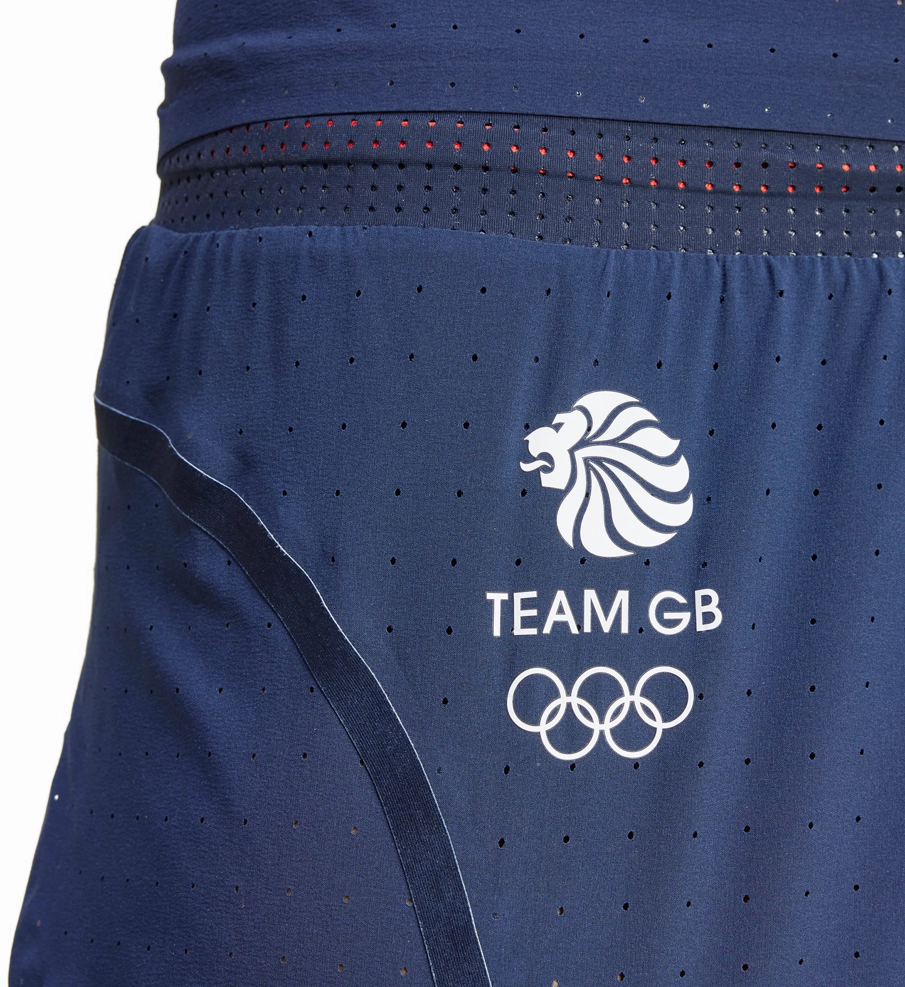 adidas Adizero Team GB Womens Split Running Shorts - Blue Golf shorts Relaxed Style