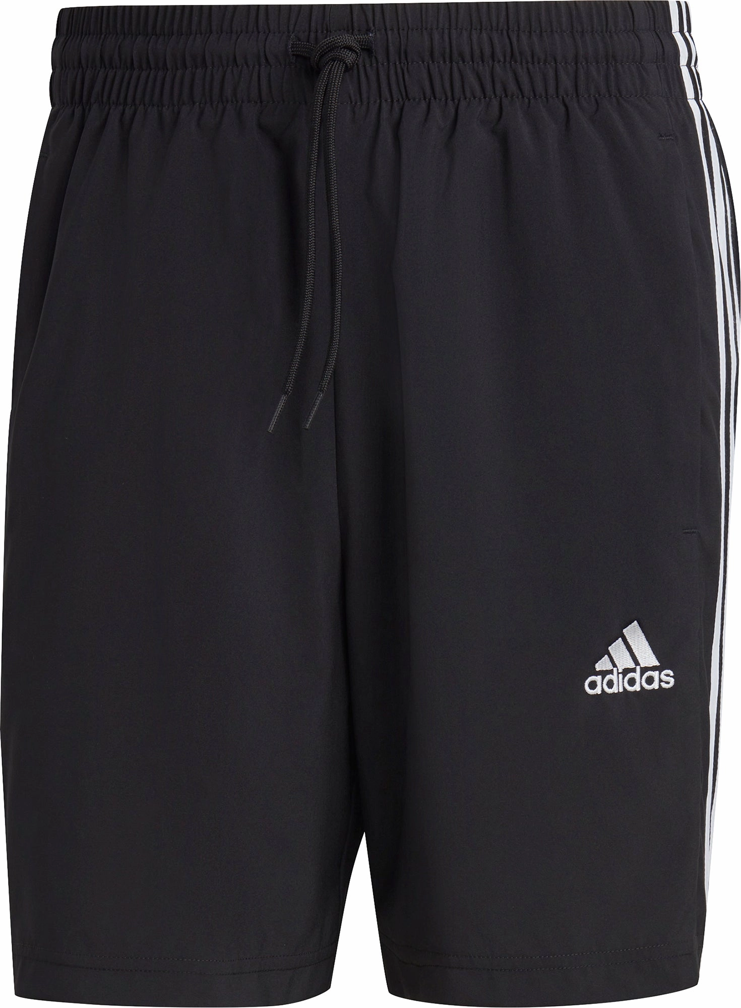 adidas AeroReady Essentials Chelsea 3 Stipes Mens Training Shorts - Black Modern Fit Semi Formal