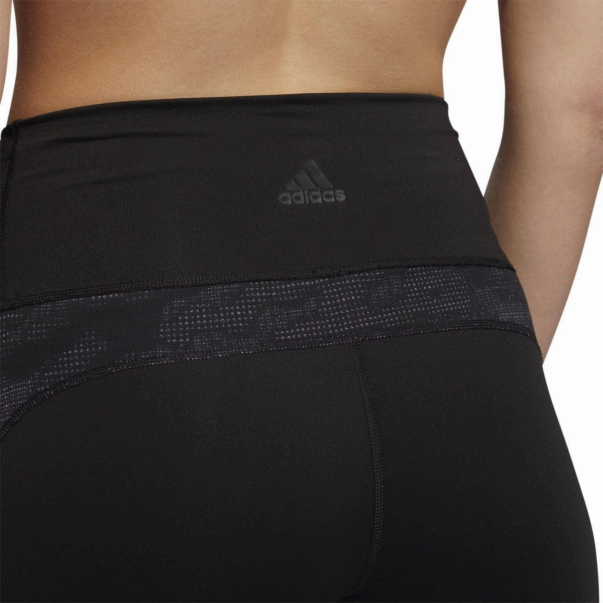 Pilates Session For Men adidas Believe This Jacquard High Rise Womens Long Training Tights - Black