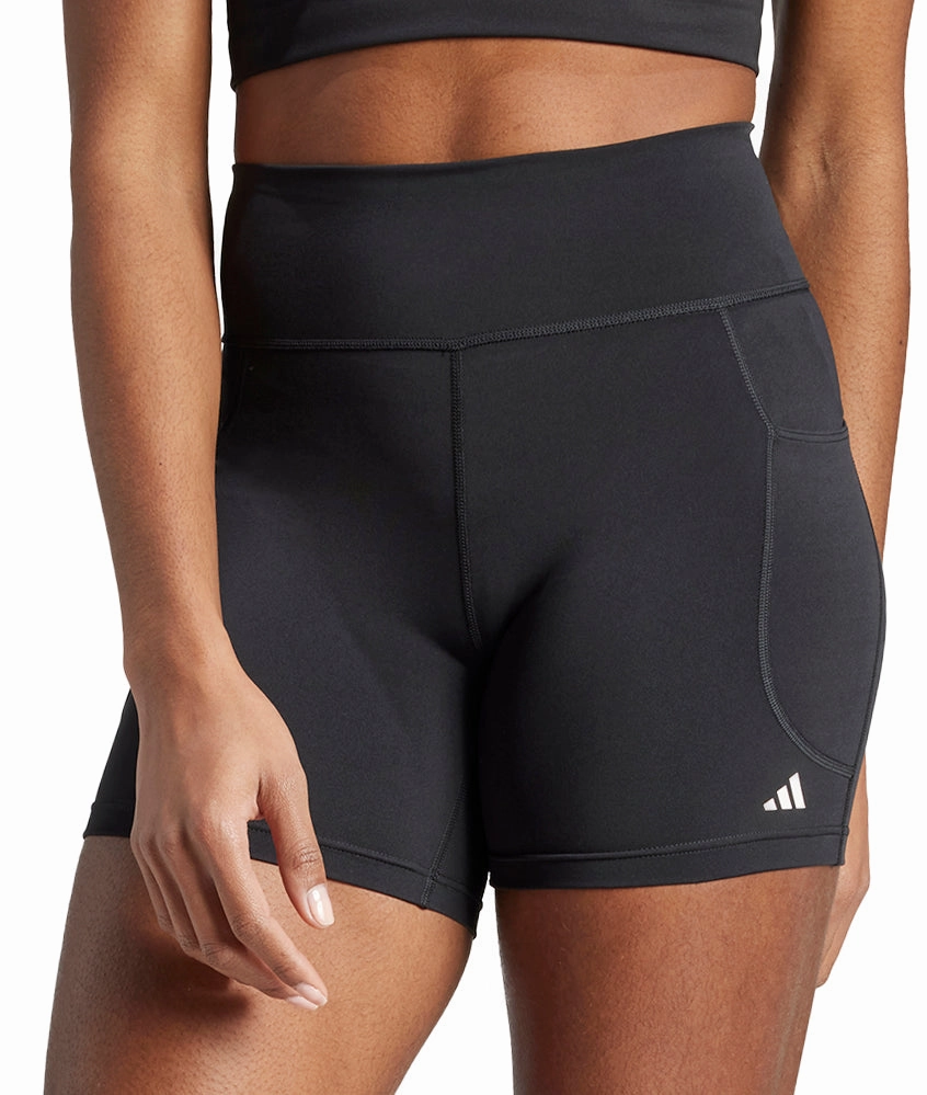 Birthday gift adidas DailyRun 5 Inch Womens Short Running Tights - Black