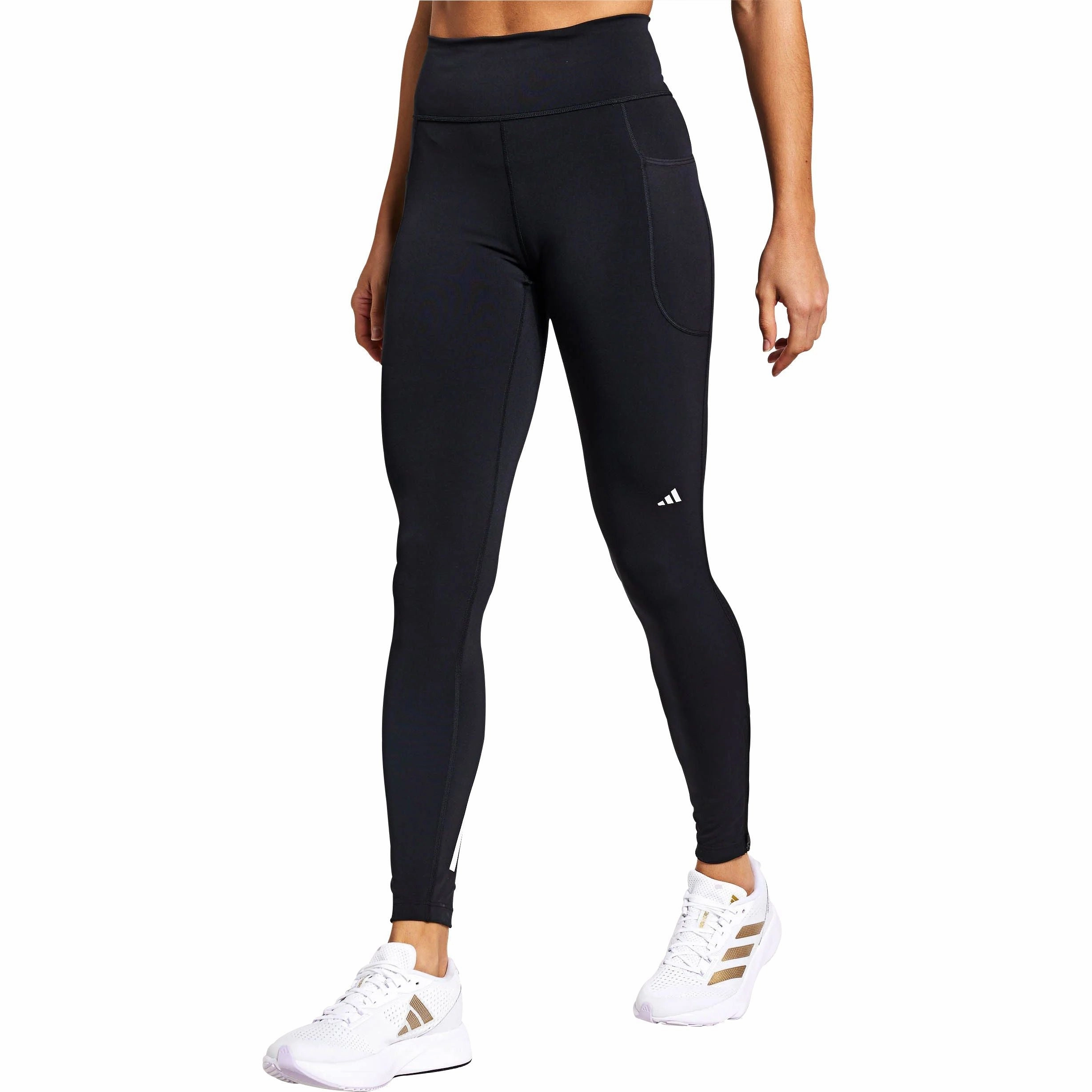adidas DailyRun Womens Long Running Tights - Black Chilly Comfort