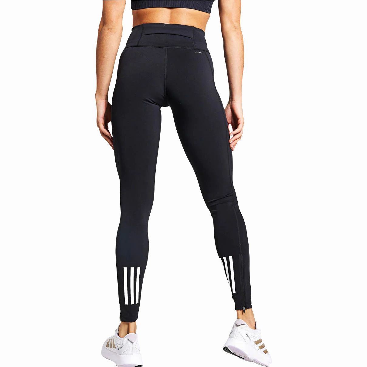 adidas DailyRun Womens Long Running Tights - Black Gym Look Chilly Comfort Wear