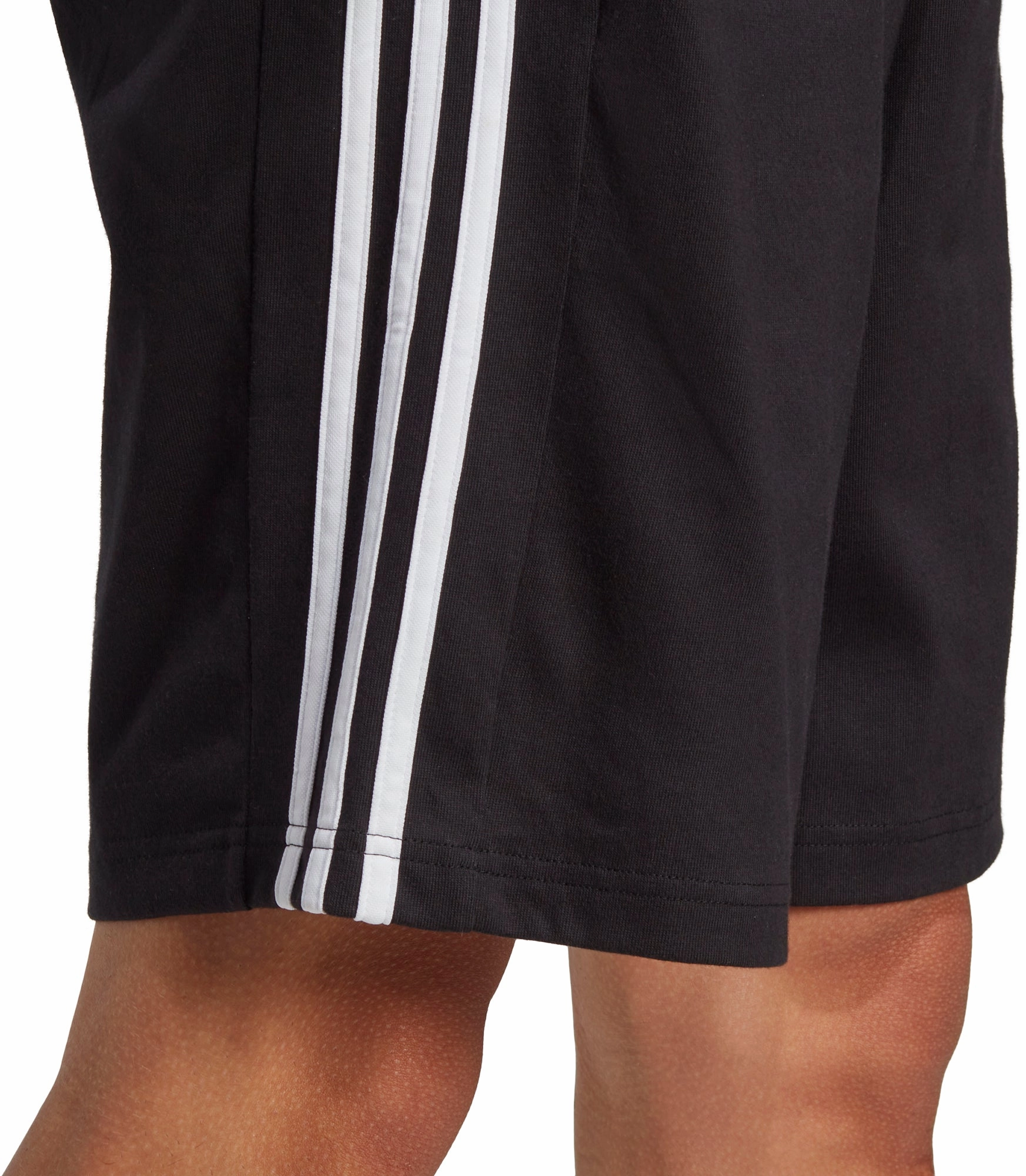 Eco Conscious Packaging Patchwork Design adidas Essentials 3 Stripes 10 Inch Mens Shorts - Black