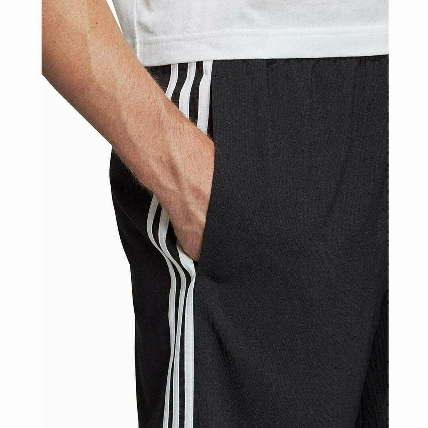 adidas Essentials 3 Stripes Chelsea Mens Training Shorts - Black simple design