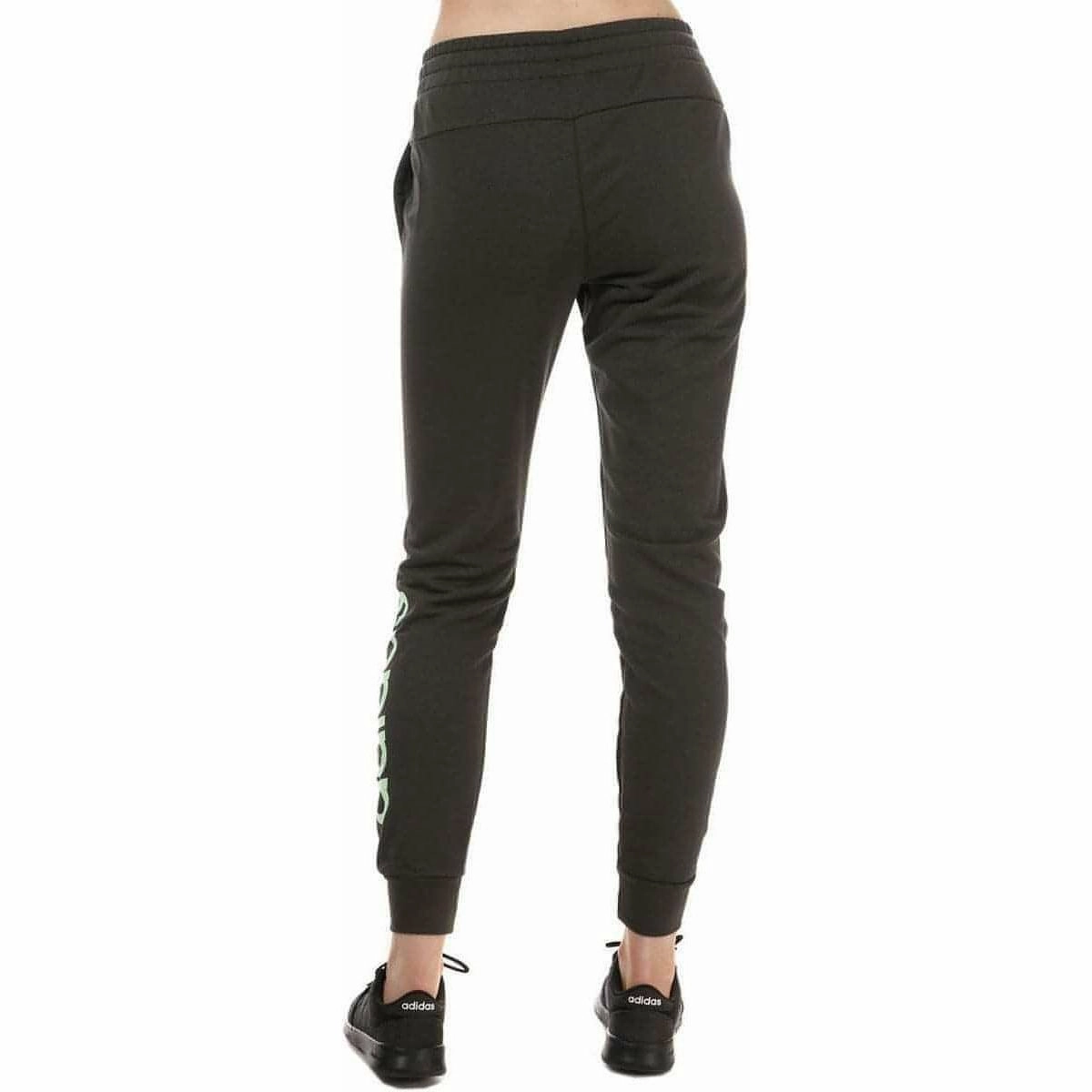 Office Friendly Go Anywhere adidas Essentials Linear Womens Joggers - Green