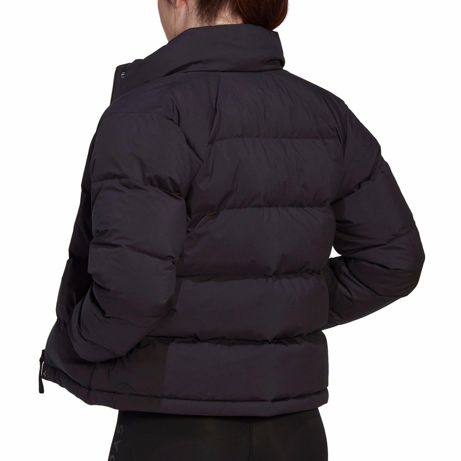 adidas Helionic Relaxed Fit Womens Down Jacket - Black Street Vibe Packable Layer