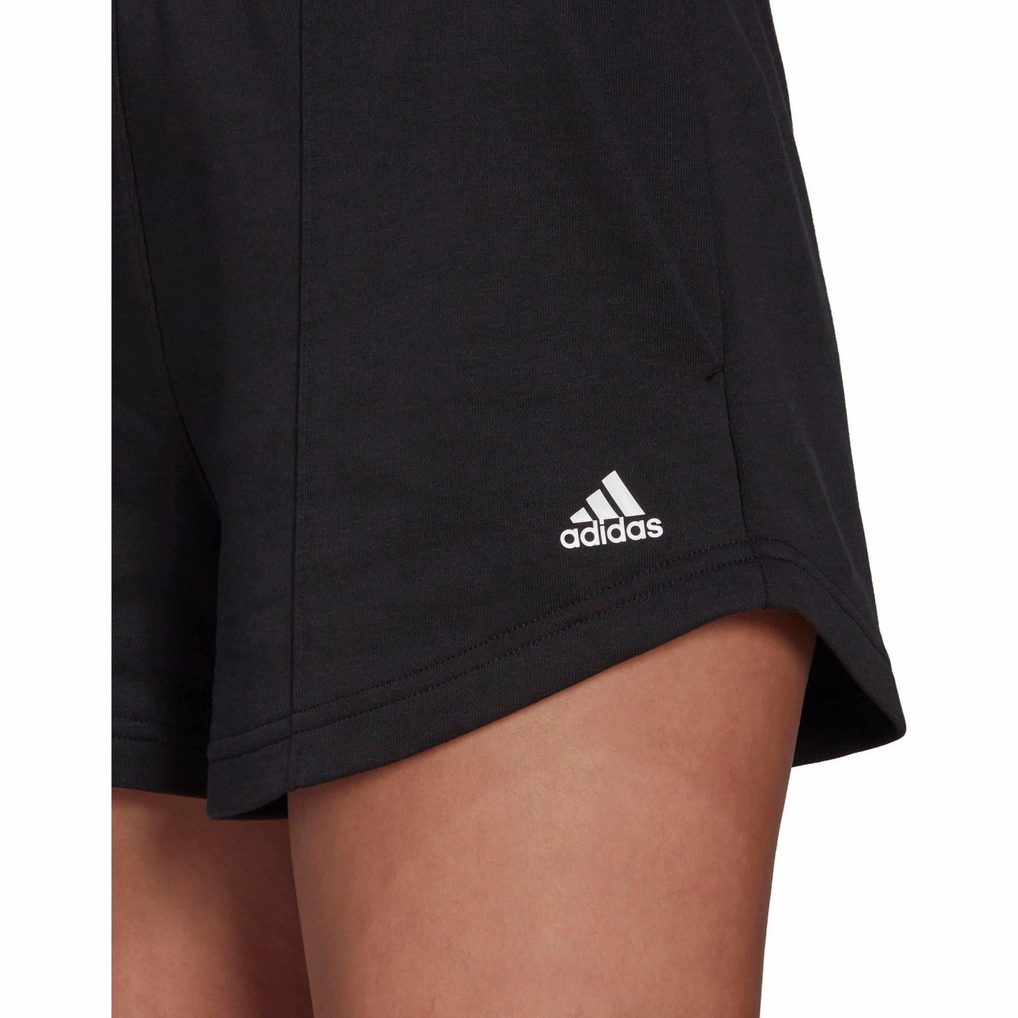Warm Days adidas Hyperglam French Terry Womens Training Shorts - Black