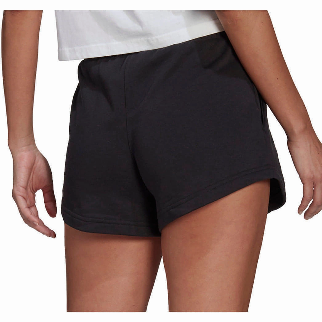 FlexibleMobility Sport Fit adidas Hyperglam French Terry Womens Training Shorts - Black