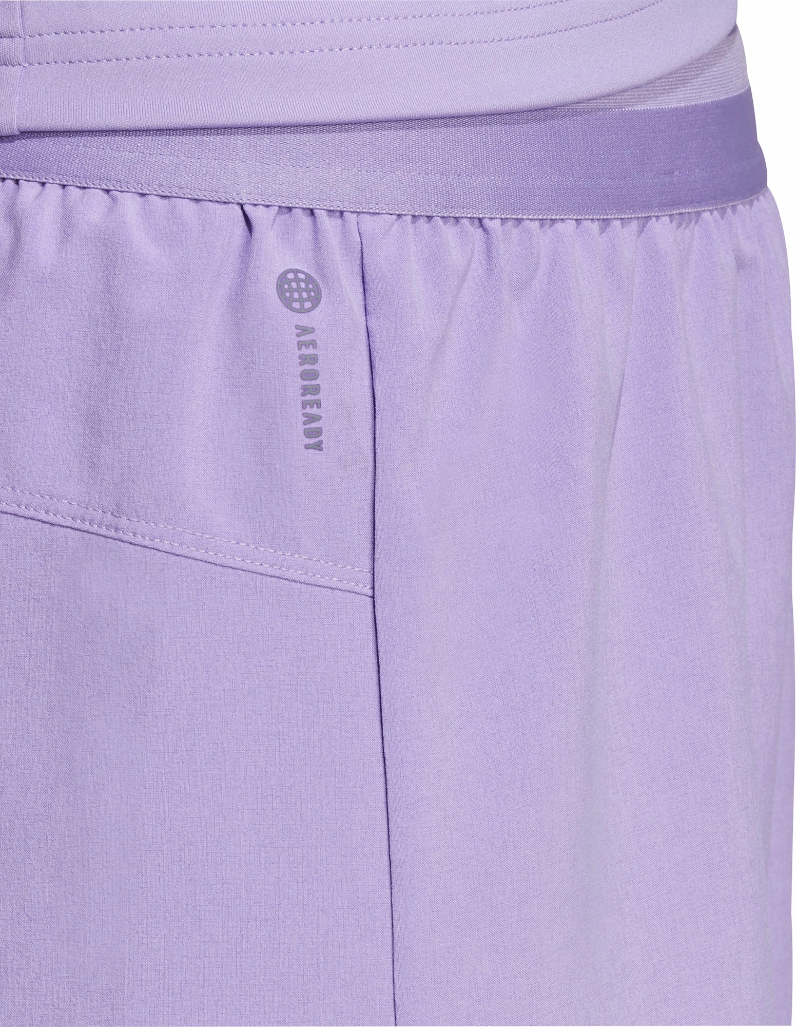 adidas Hyperglam Pacer Womens Training Shorts - Purple Abrasion Resistant Material Soft Fabric