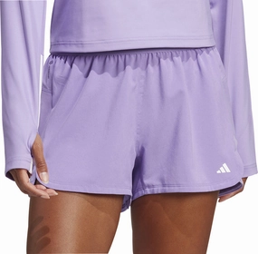 adidas Hyperglam Pacer Womens Training Shorts - Purple baseball uniform Street Fashion
