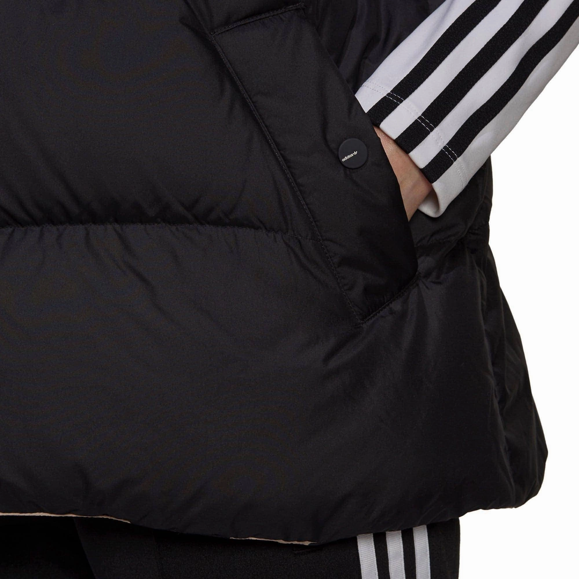 Booking Tech Utility adidas Marimekko Reversible Womens Down Gilet - Black