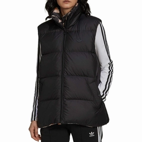 adidas Marimekko Reversible Womens Down Gilet - Black Check