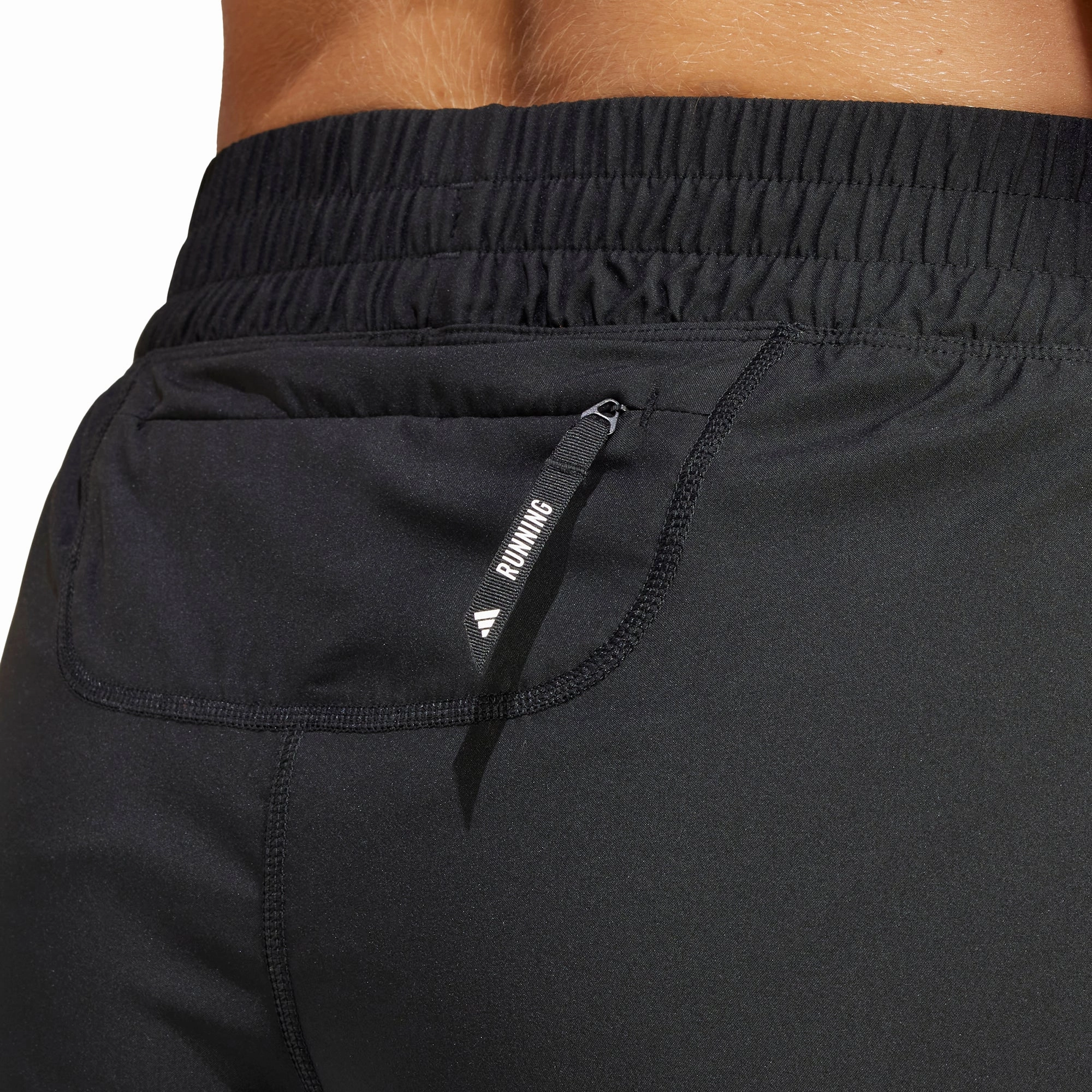 adidas Own The Run 3 Inch Womens Running Shorts - Black Waterproof Feature