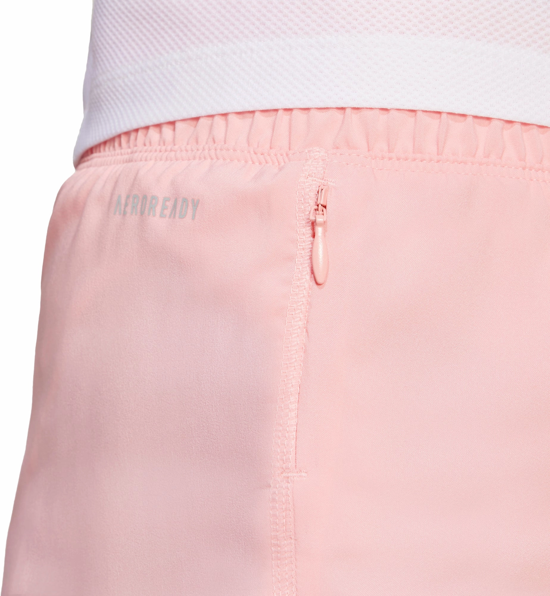 Ergonomic Curved Seams adidas Own The Run 3 Inch Womens Running Shorts - Pink