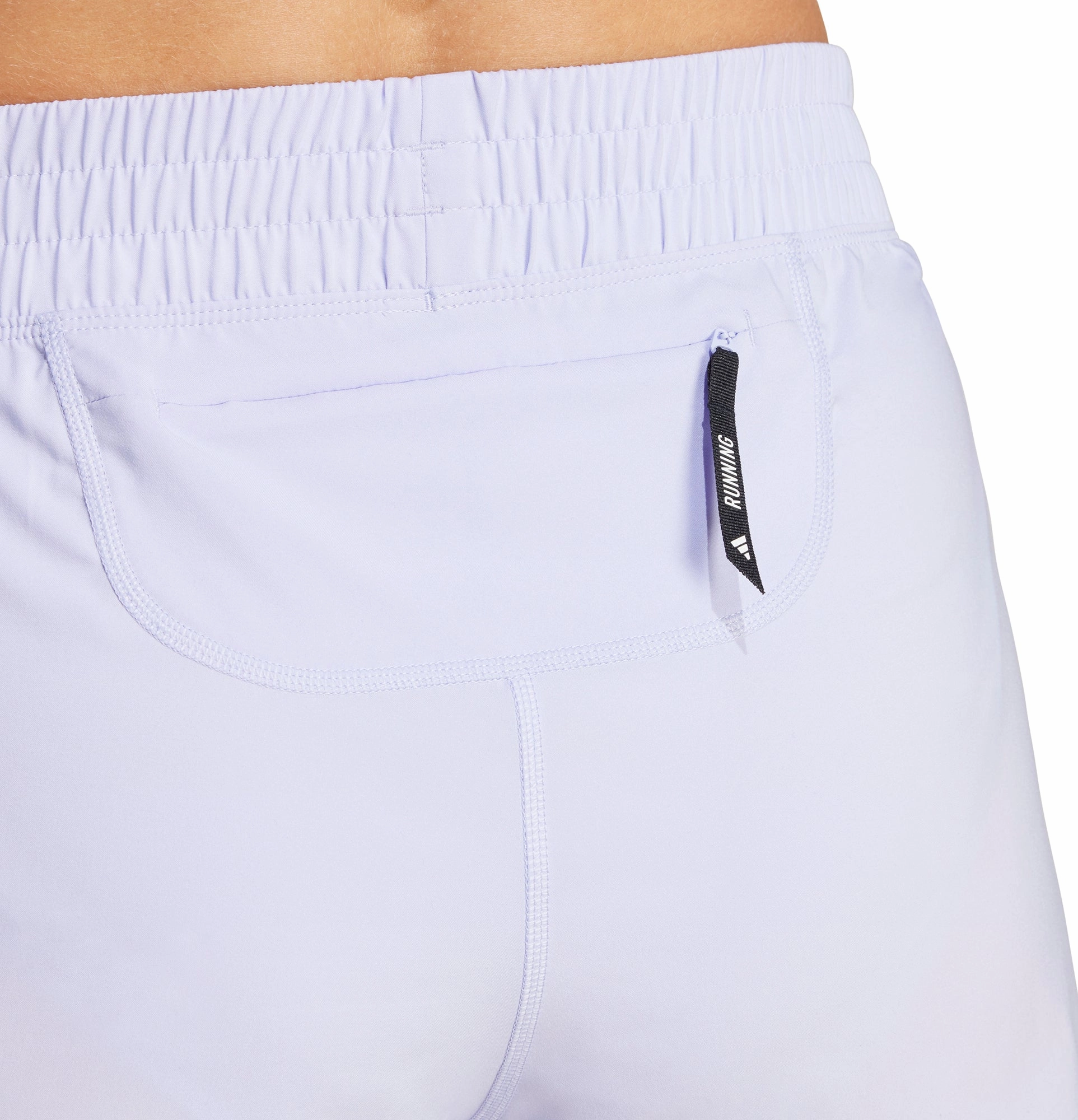adidas Own The Run 3 Inch Womens Running Shorts - Purple Trendy Fashion