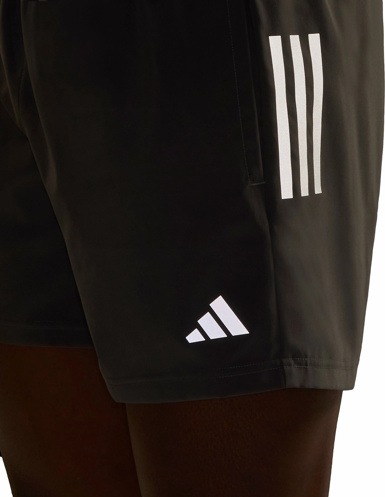 Motion Flex Fit adidas Own The Run 5 Inch Mens Running Shorts - Grey