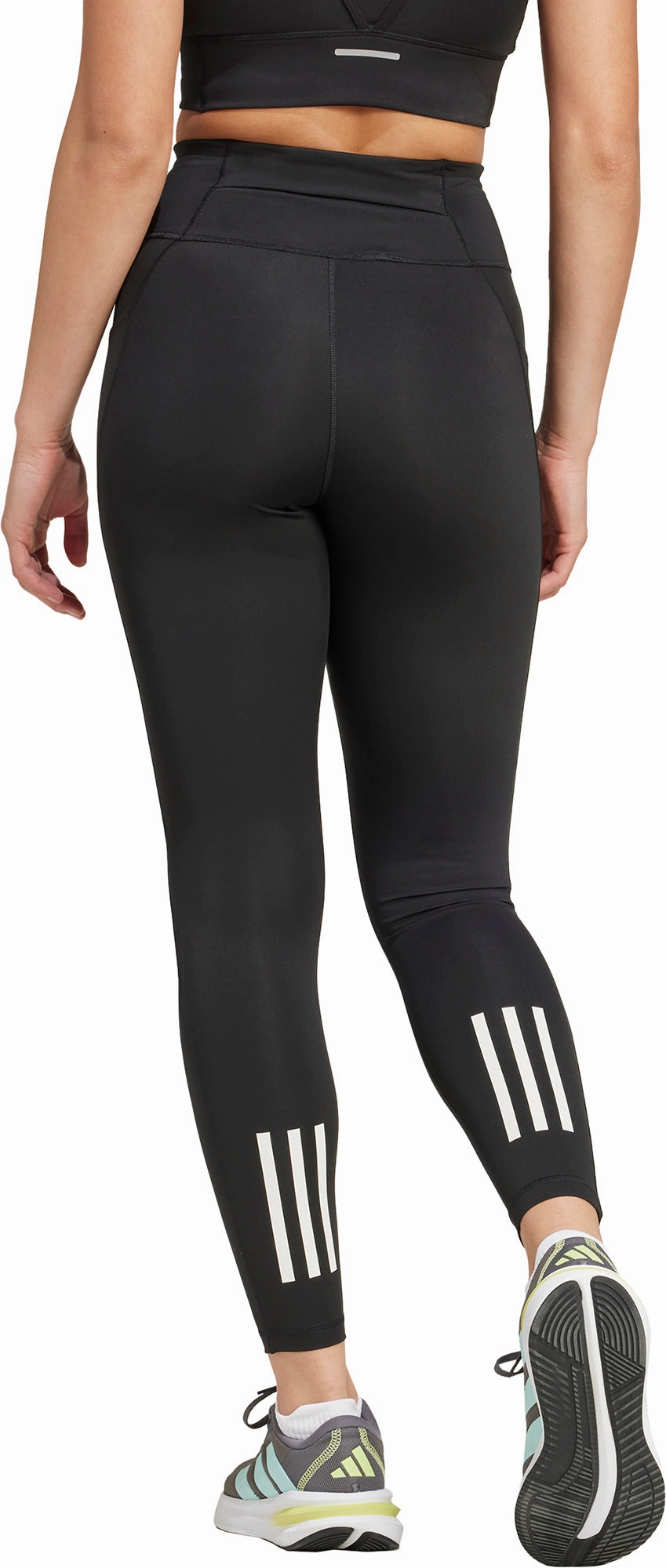 Morning Jog Shape Retain adidas Own The Run 7/8 Womens Running Tights - Black