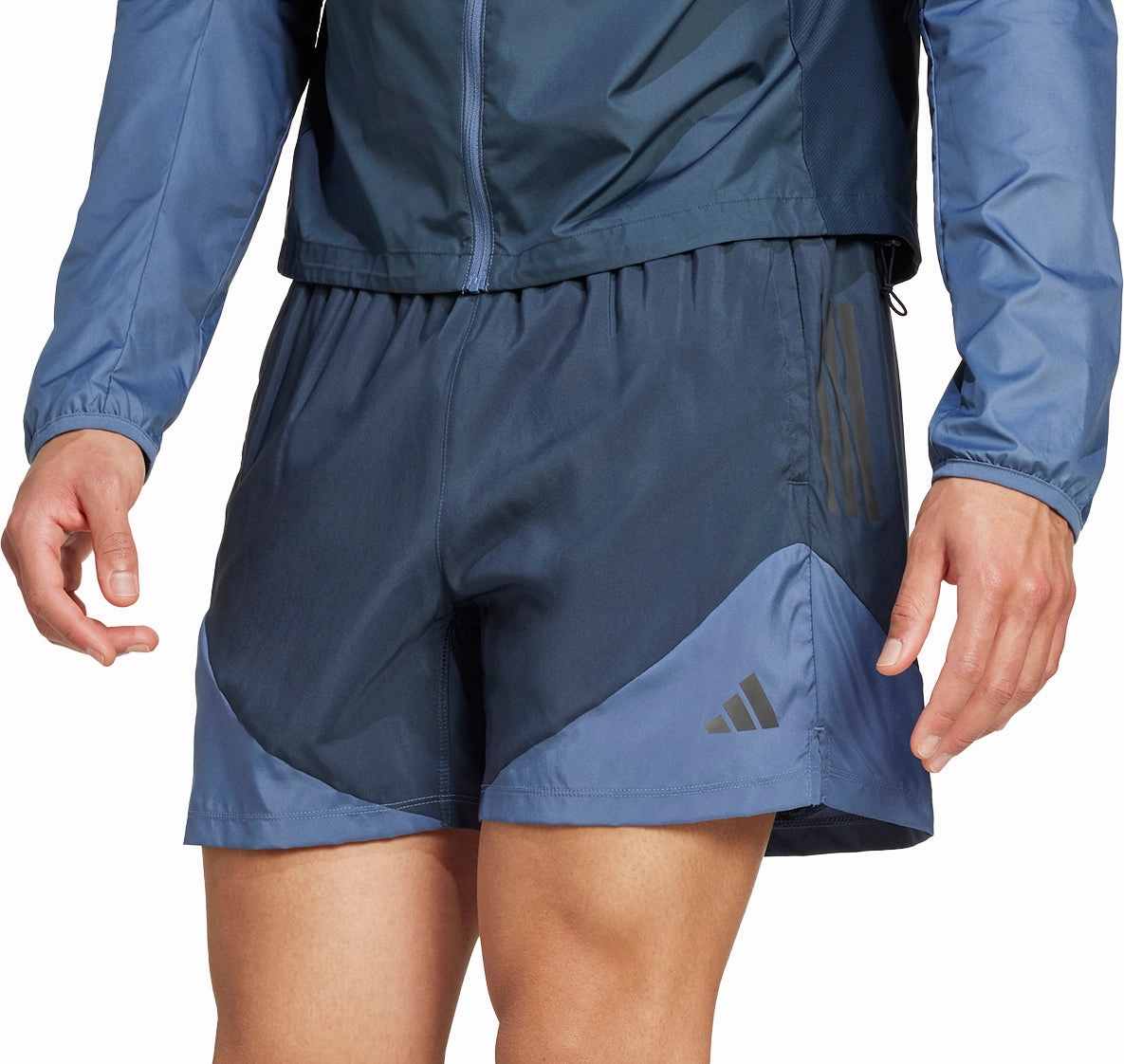 adidas Own The Run 7 Inch Mens Running Shorts - Blue Sporty Vibes